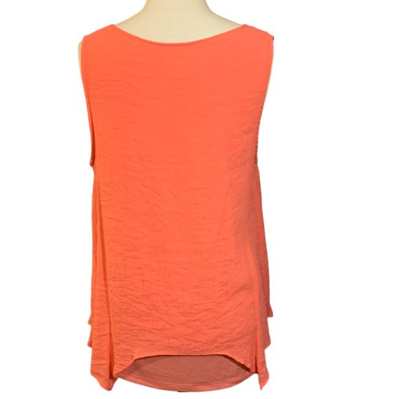 AB Studio Layered Eyelet Lace Tank Top - Picture 4 of 8